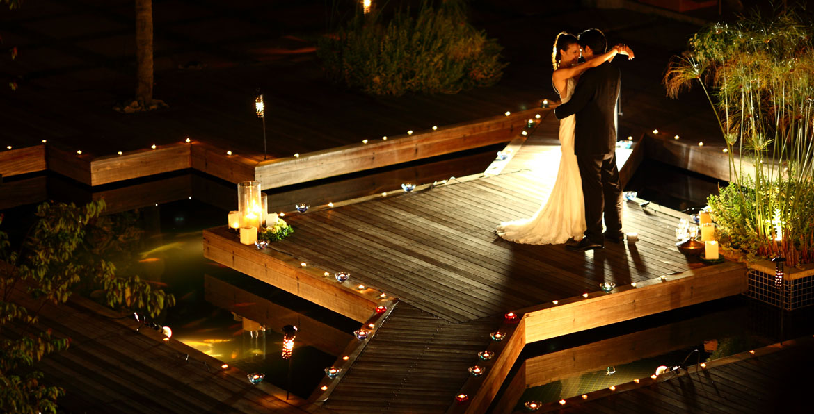 Lantern Courtyard Wedding