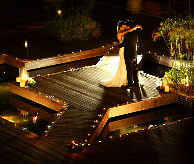 Lantern Courtyard Wedding